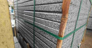 黑龙江芝麻白楼梯踏步室外