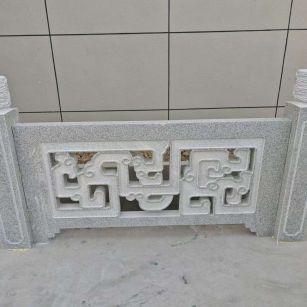 黑龙江芝麻白河道栏杆 桥栏杆