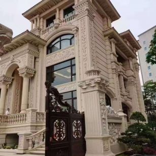 黑龙江黄金麻别墅外墙异形定制