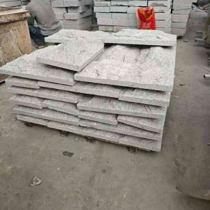 黑龙江芝麻白蘑菇石，自然面