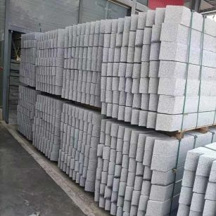 黑龙江芝麻白树围石 树池