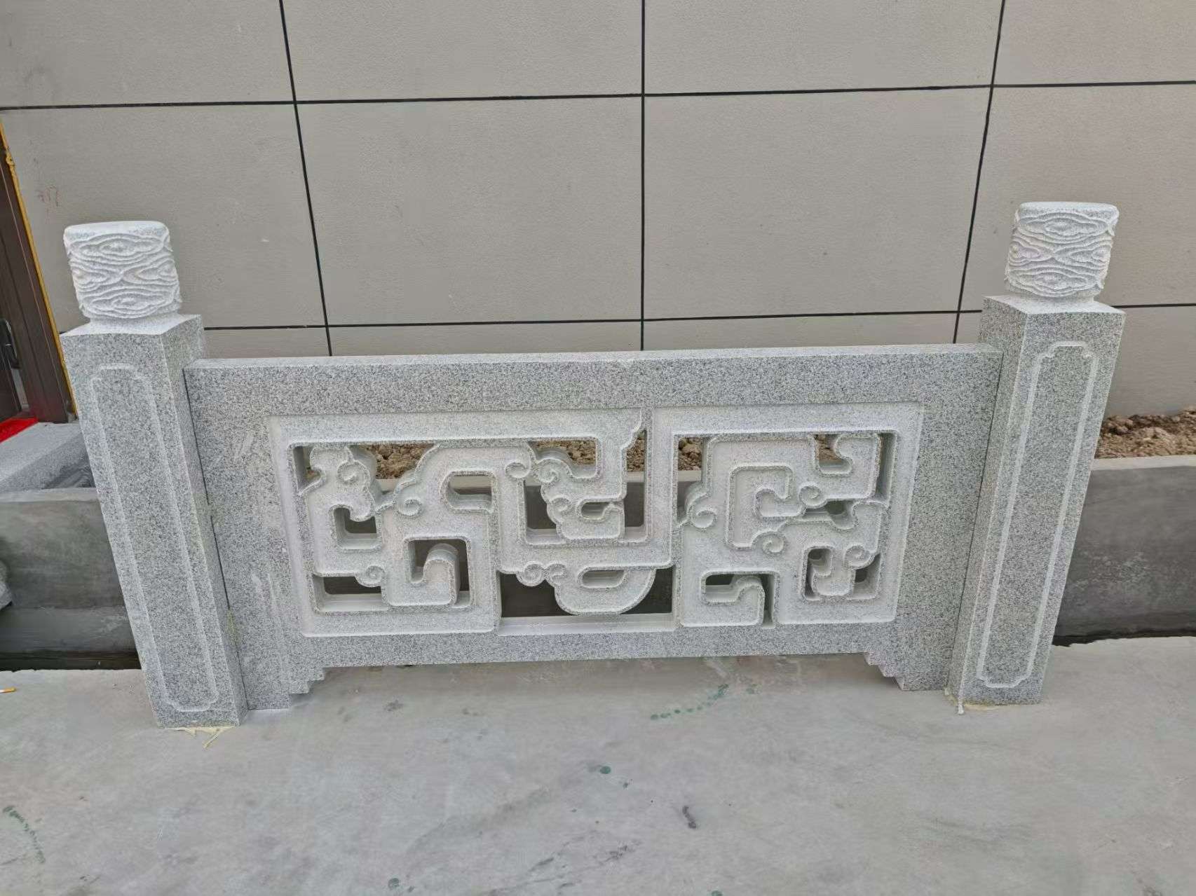 黑龙江芝麻白河道栏杆 桥栏杆