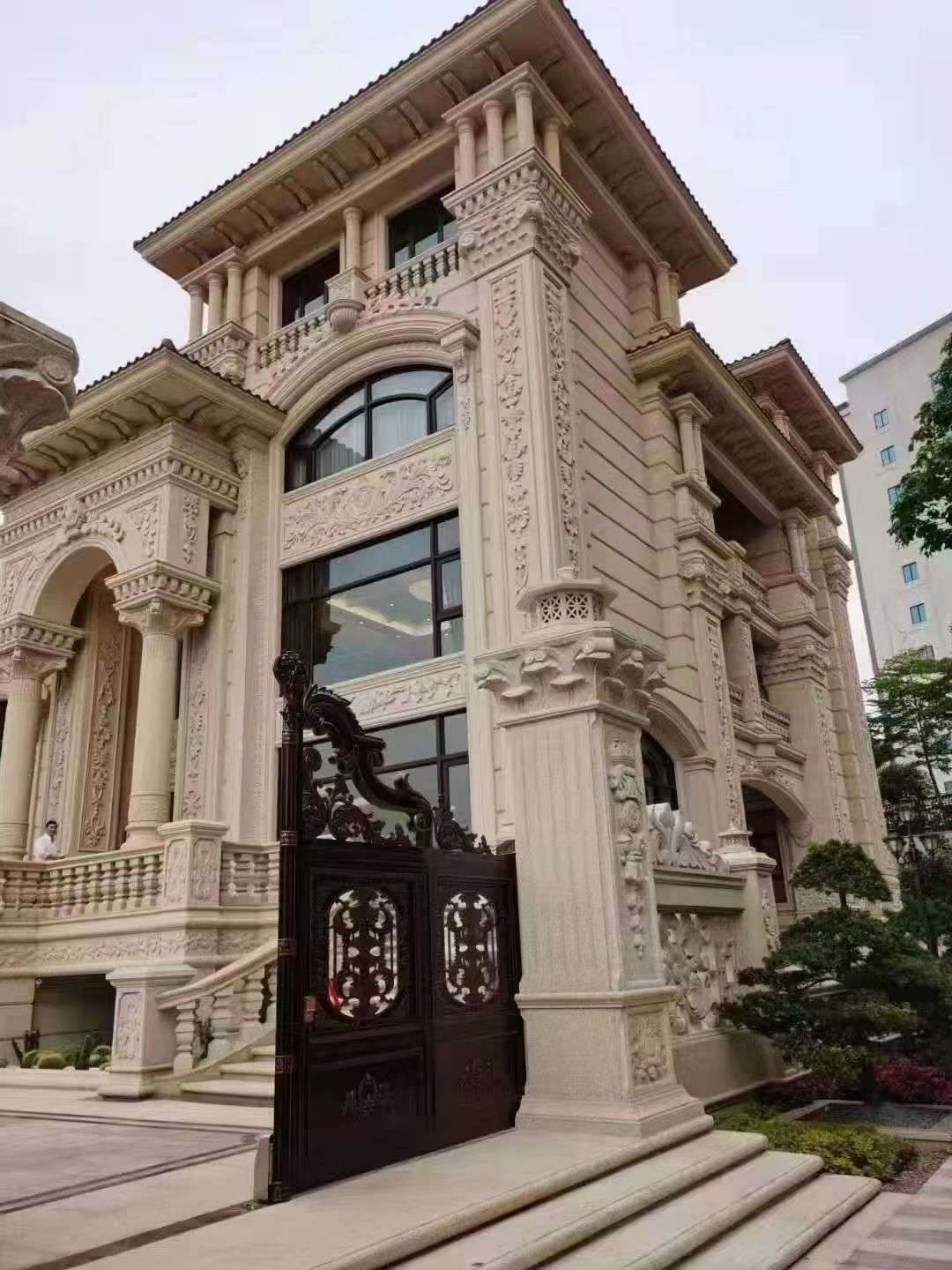 黑龙江黄金麻别墅外墙异形定制